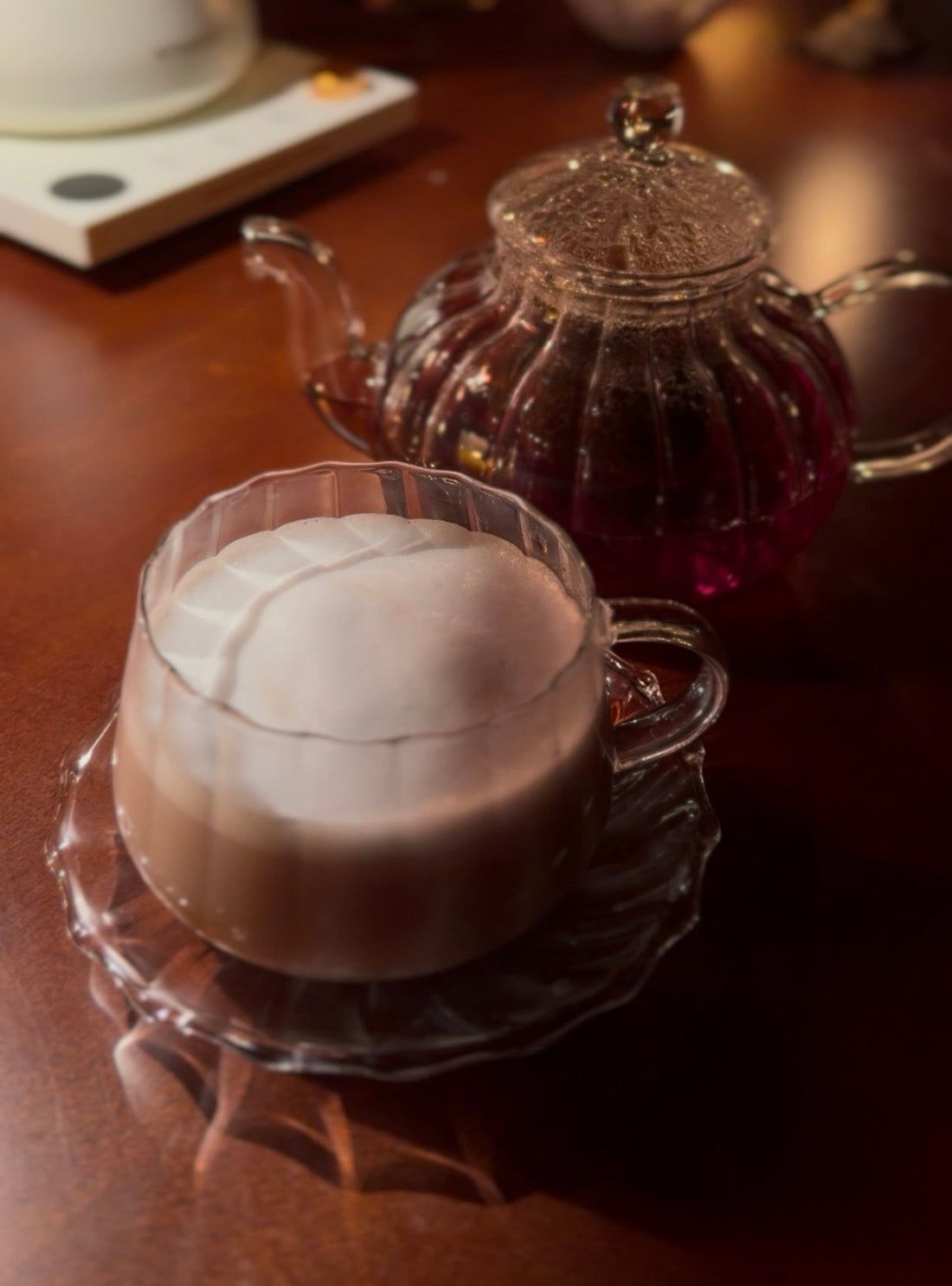 Petals & Fog Latte